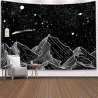 Starry Mountains Tapestry-Decorative Tapestries