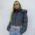 Rainbow Reflective Devil Ear Jacket-Jackets