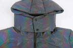 Rainbow Reflective Devil Ear Jacket-Jackets