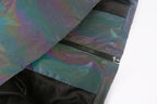 Rainbow Reflective Devil Ear Jacket-Jackets