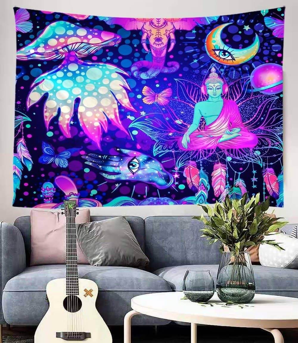 Psychedelic Mix Tapestry-