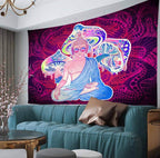 Psychedelic Meditating DJ Buddha Tapestry-