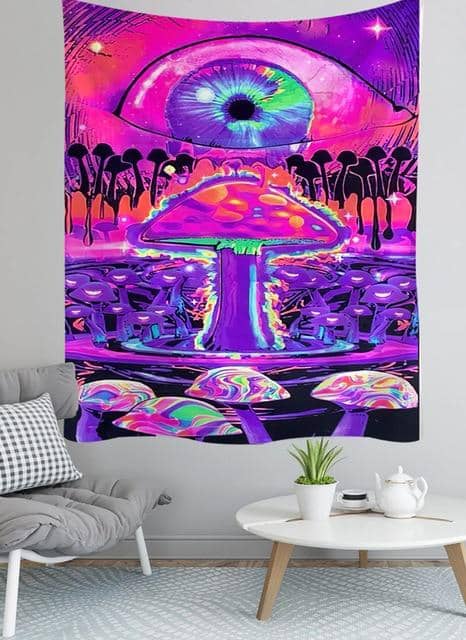 Psychedelic Eye See Mushroom