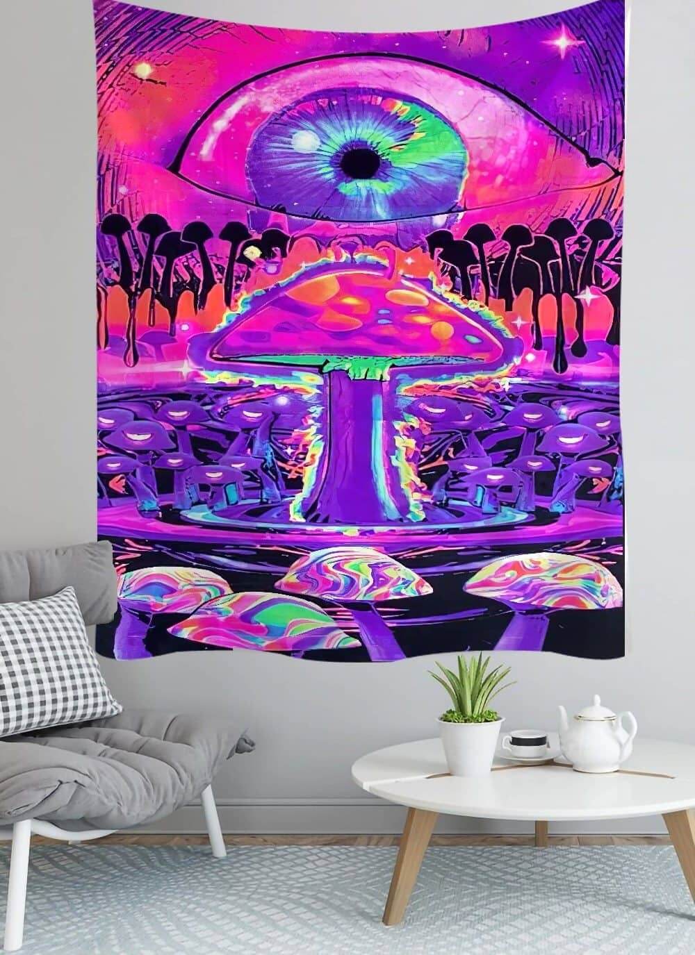 Psychedelic Eye See Mushroom