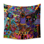 Psychedelic Sea Creature Tapestry-