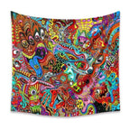 Psychedelic Critters Tapestry-