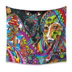 Psychedelic Snake Tongue Tapestry-Decorative Tapestries