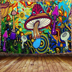 Mushroom Fest Tapestry-Decorative Tapestries