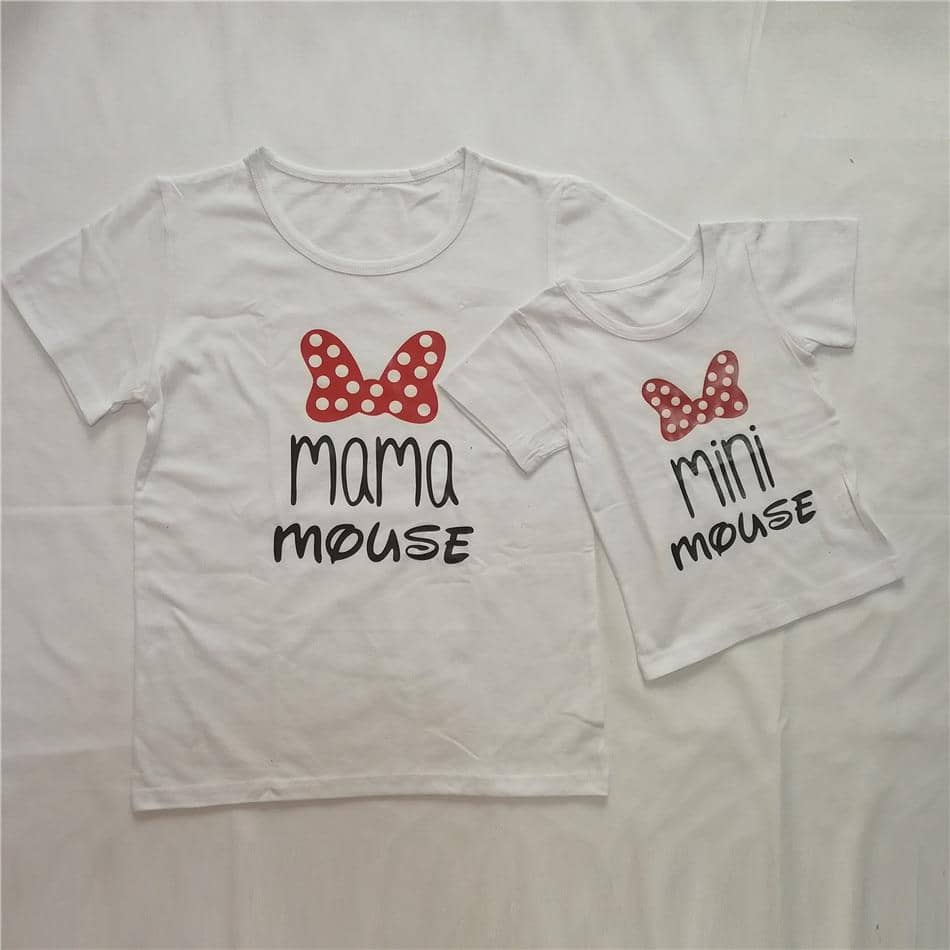 Mama Mouse Matching Mother & Daughter Shirts-Shirt