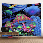 Mushroom Lizard Tapestry-Decorative Tapestries