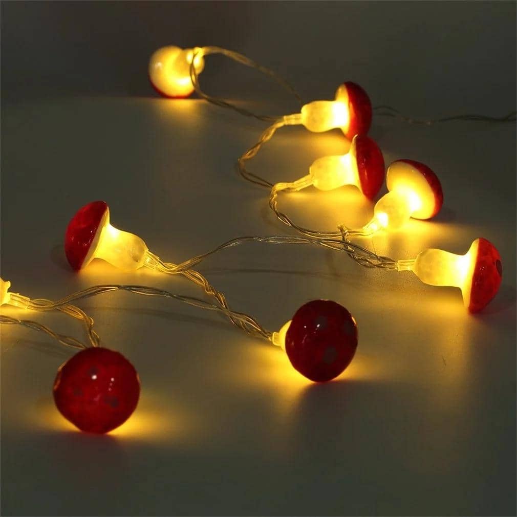 Mushroom Toadstool Amanita Muscaria LED Lights-Lights & LEDs
