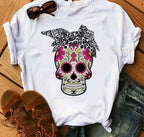 Women's Sugar Skull Shirt-Shirt