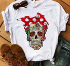 Women's Sugar Skull Shirt-Shirt
