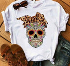 Women's Sugar Skull Shirt-Shirt
