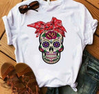 Women's Sugar Skull Shirt-Shirt