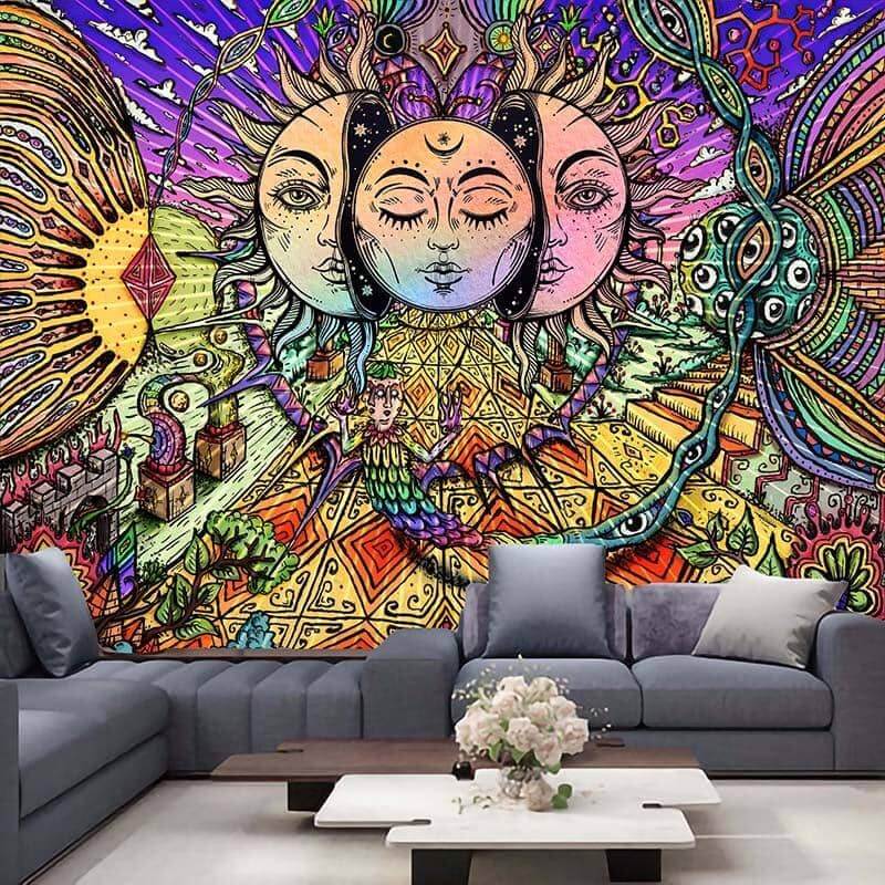 Psychedelic Internal Moon of The Sun-