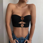 Hoop Bralette Top-Festival Wear