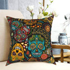 Sugar Skull Dia De Los Muertos Pillow Casing-Pillow Case