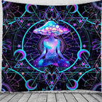 Psychedelic's Mushroom Mind Tapestry-