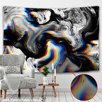Tapiz de remolinos de pintura neutra