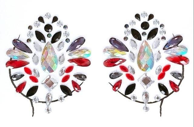 Crystal Nipple/Breast Pasties-Festival Wear