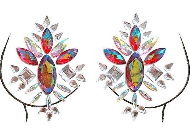 Crystal Nipple/Breast Pasties-Festival Wear