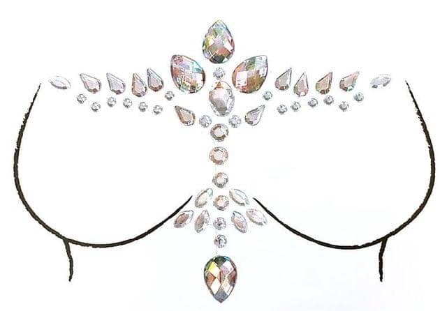 Crystal Nipple/Breast Pasties-Festival Wear