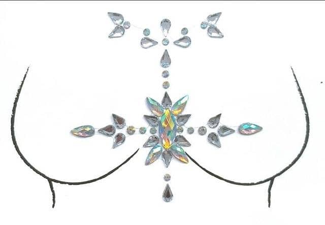 Crystal Nipple/Breast Pasties-Festival Wear