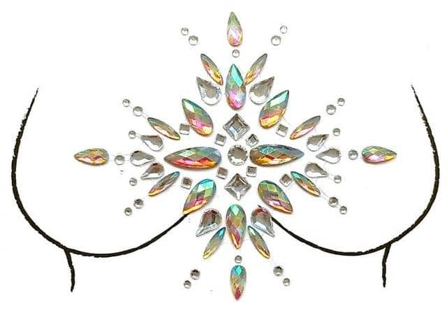 Crystal Nipple/Breast Pasties-Festival Wear
