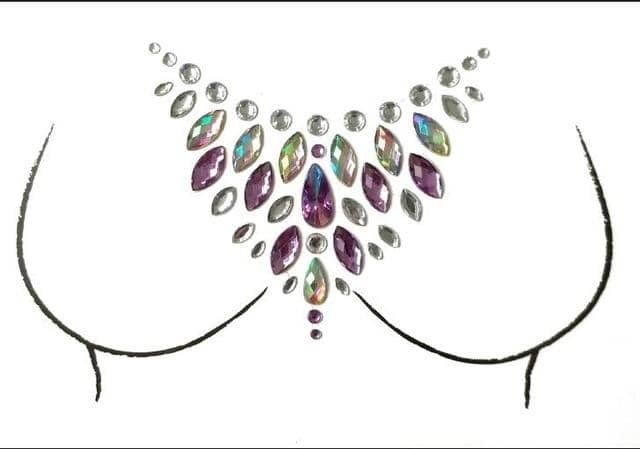 Crystal Nipple/Breast Pasties-Festival Wear
