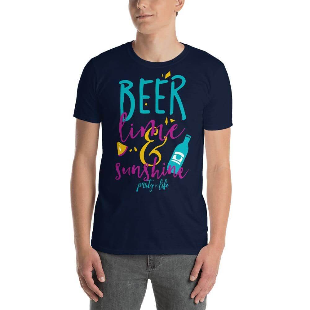 Beer Lime & Sunshine Unisex T-Shirt-Shirts & Tops