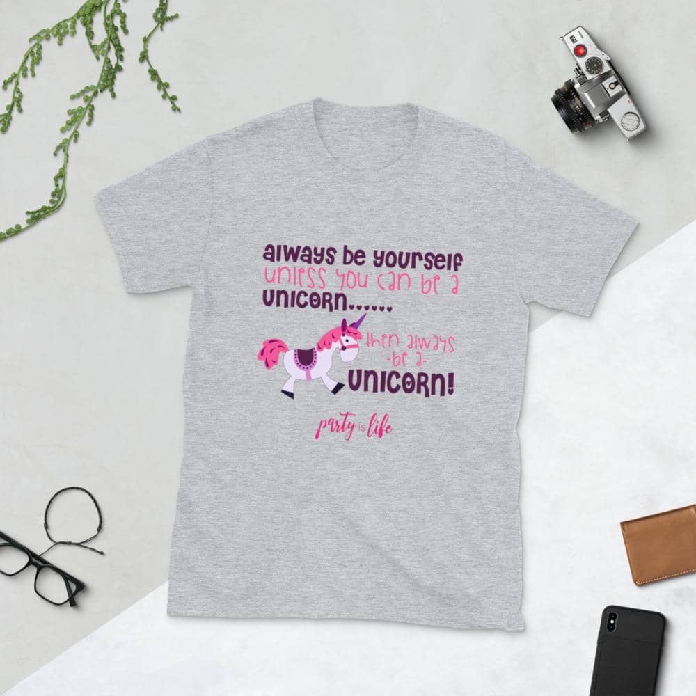 Be a Unicorn Unisex T-Shirt-Shirts & Tops