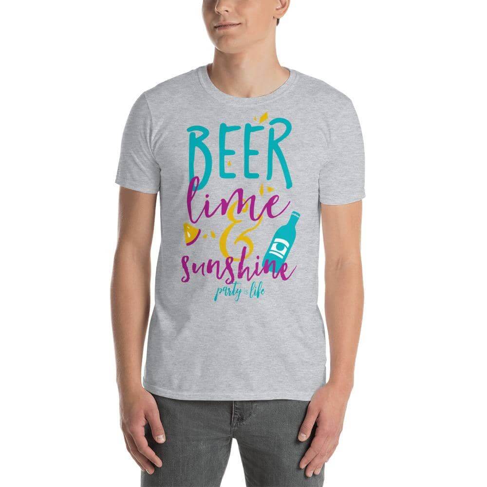 Beer Lime & Sunshine Unisex T-Shirt-Shirts & Tops