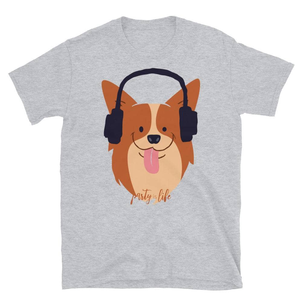 Party is Dog Unisex T-Shirt-Shirt