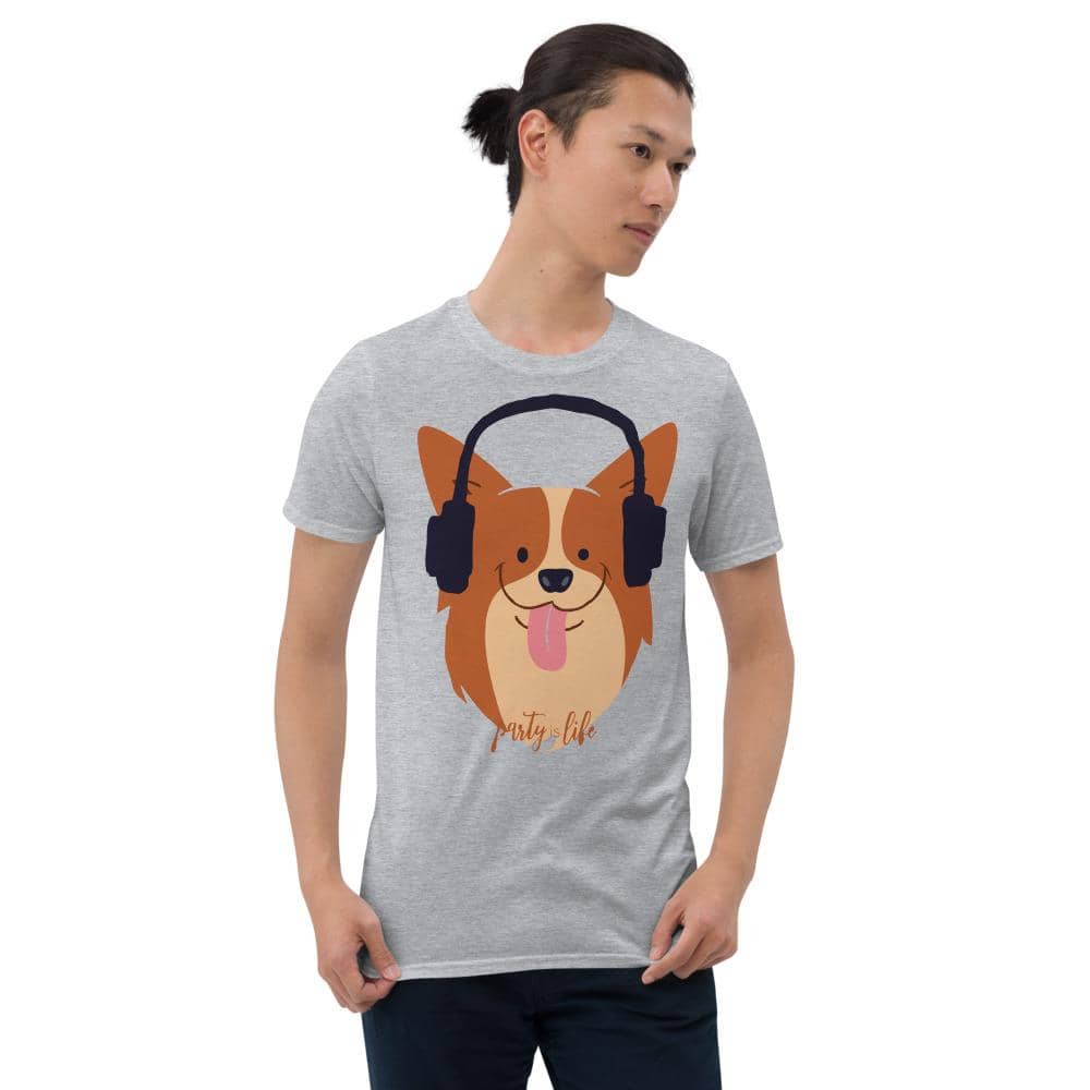 Party is Dog Unisex T-Shirt-Shirt