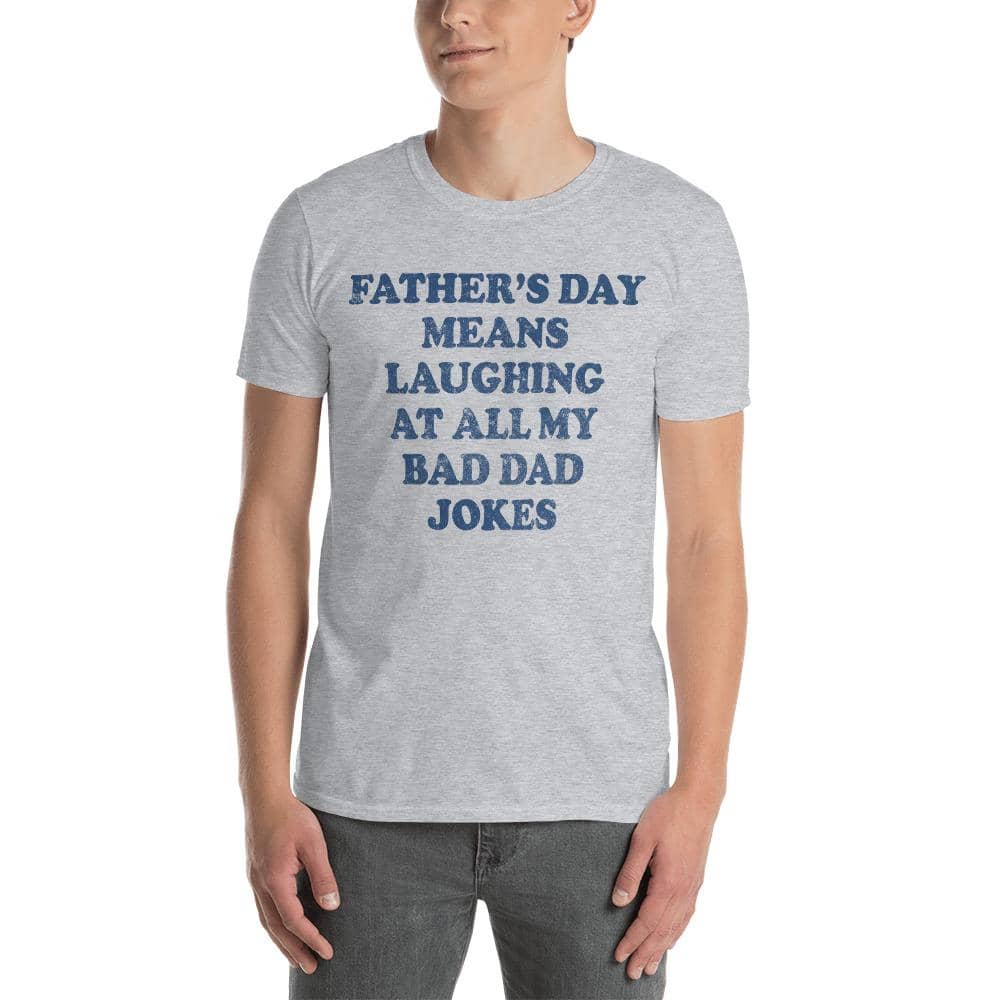 Laugh At My Dad Jokes Father's Day T-Shirt-Shirt