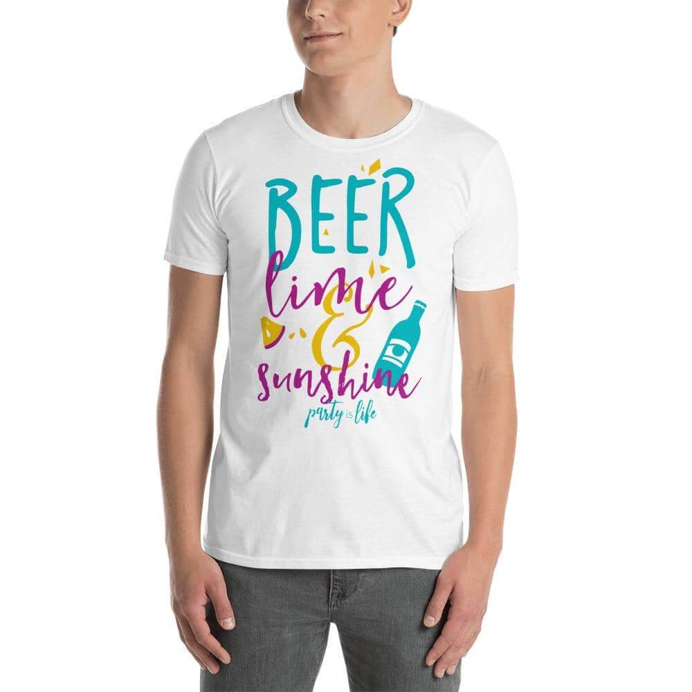 Beer Lime & Sunshine Unisex T-Shirt-Shirts & Tops