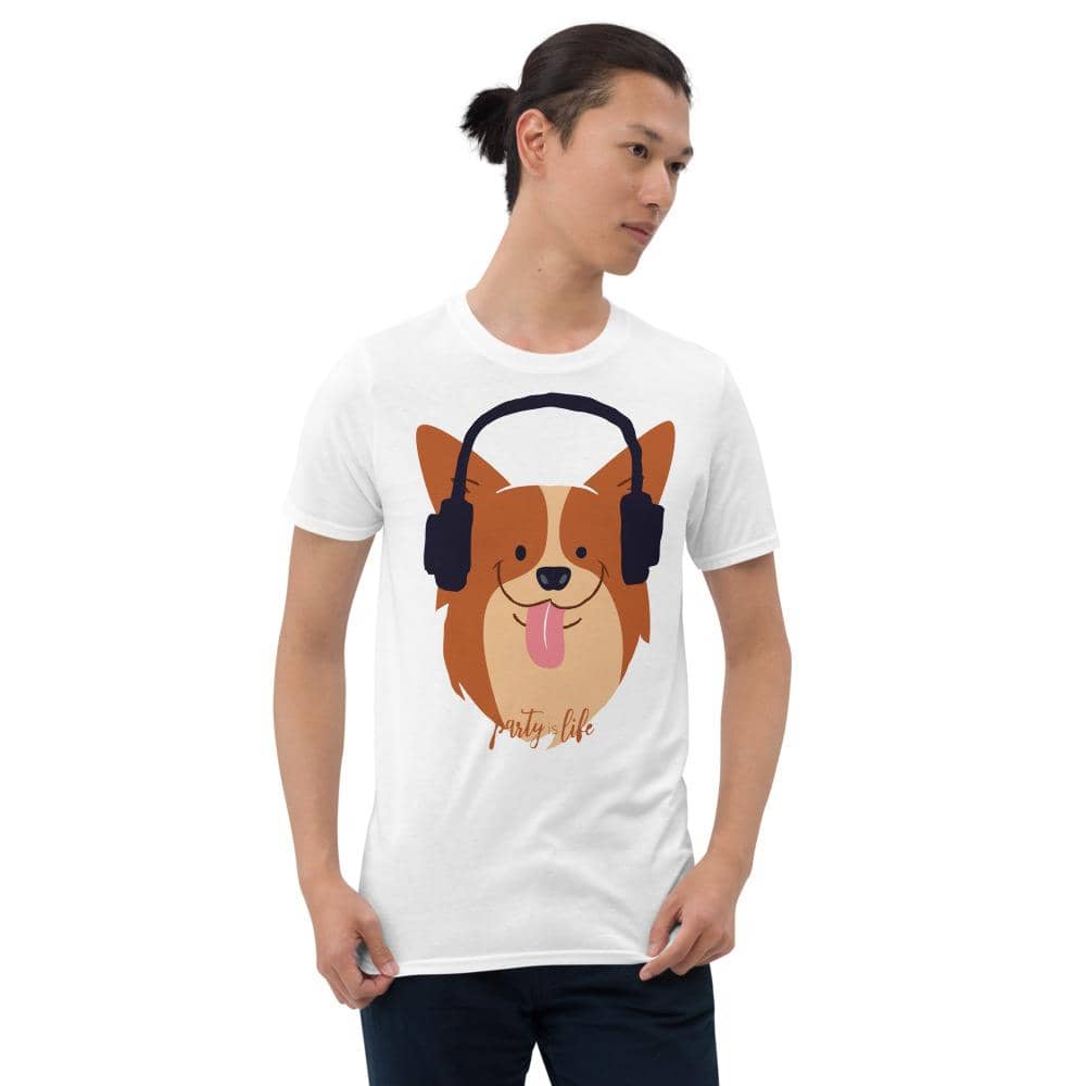 Party is Dog Unisex T-Shirt-Shirt