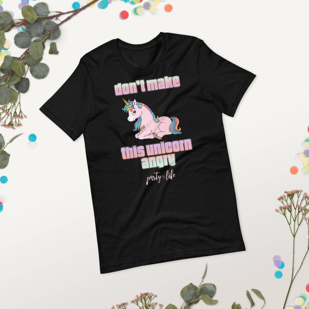 Don't Make This Unicorn Angry Unisex T-Shirt-Shirt