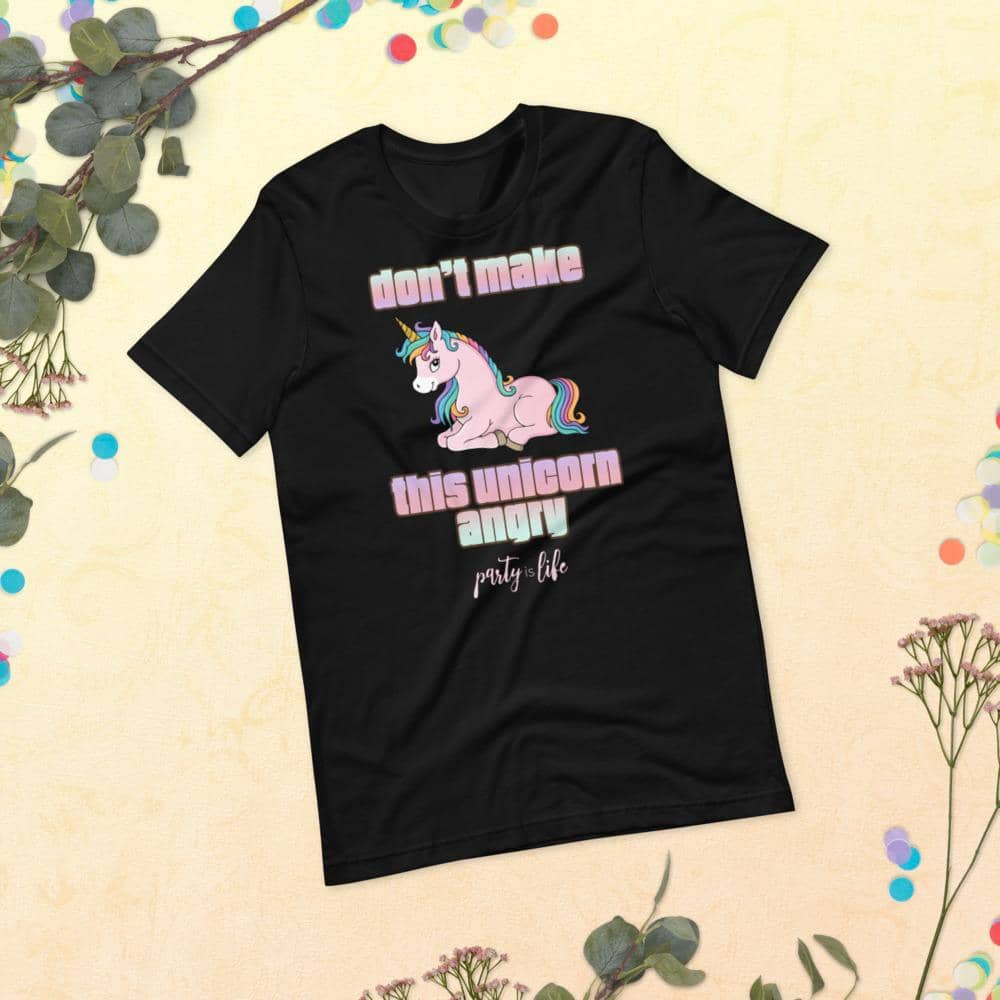 Don't Make This Unicorn Angry Unisex T-Shirt-Shirt