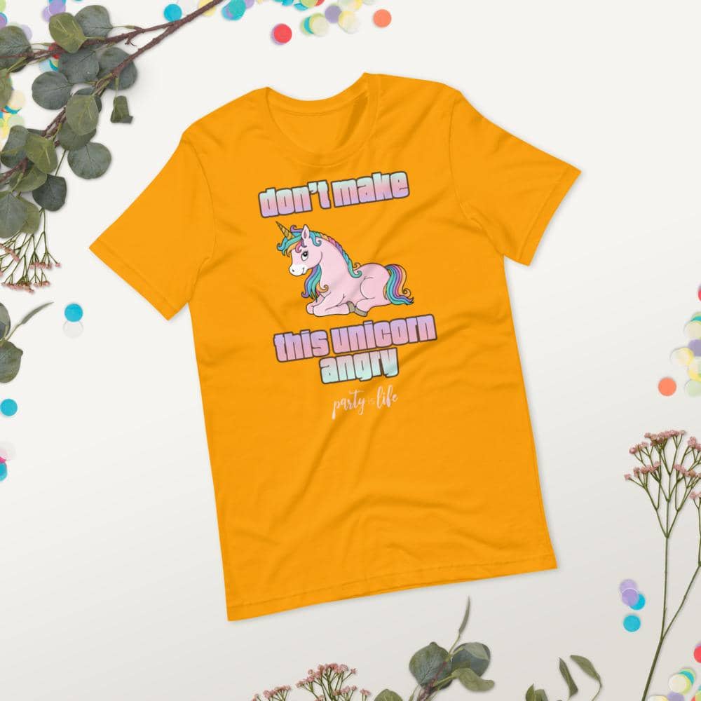 Don't Make This Unicorn Angry Unisex T-Shirt-Shirt