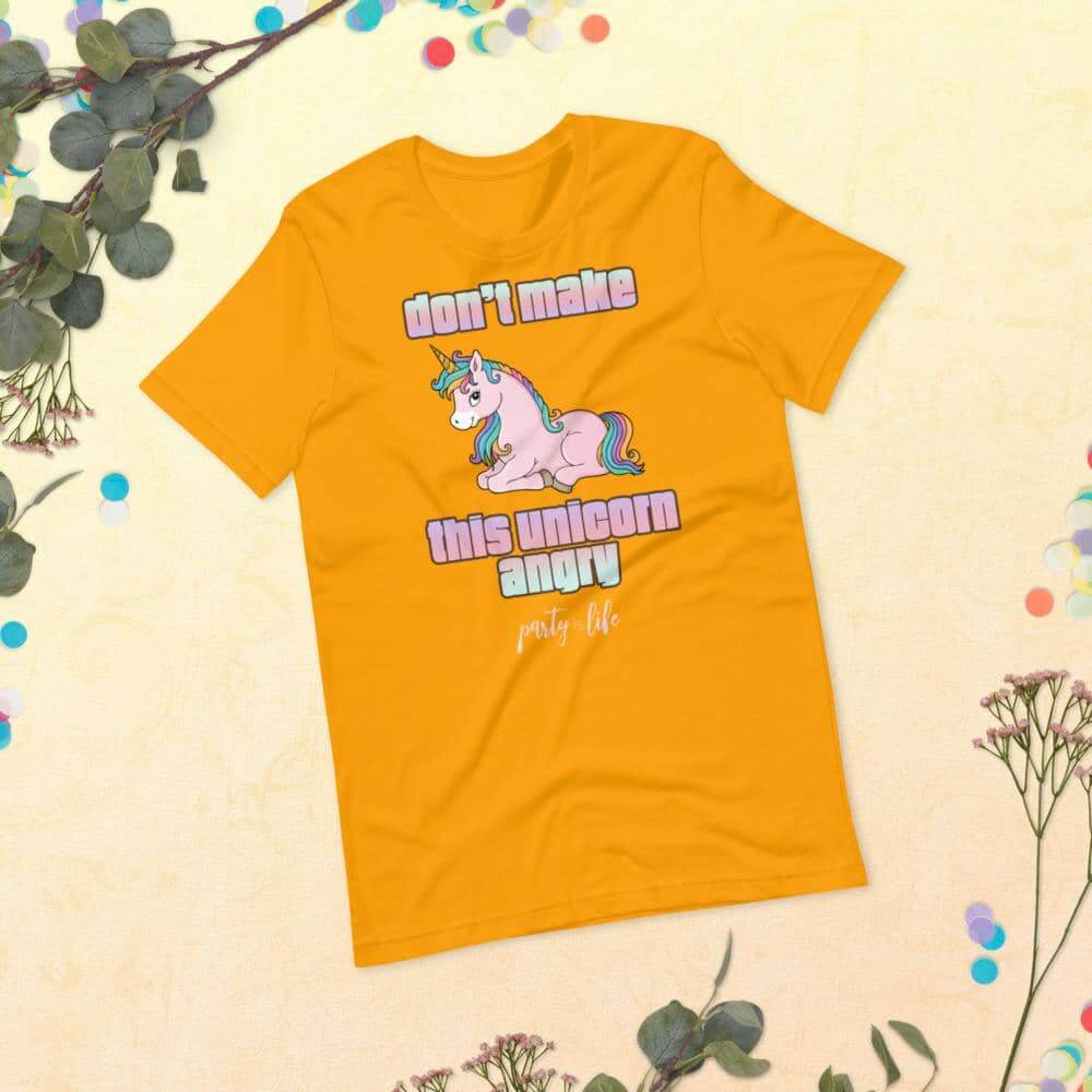 Don't Make This Unicorn Angry Unisex T-Shirt-Shirt