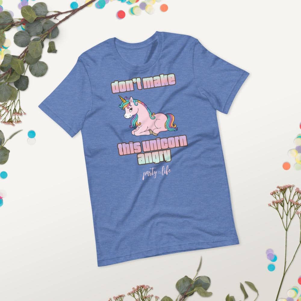 Don't Make This Unicorn Angry Unisex T-Shirt-Shirt
