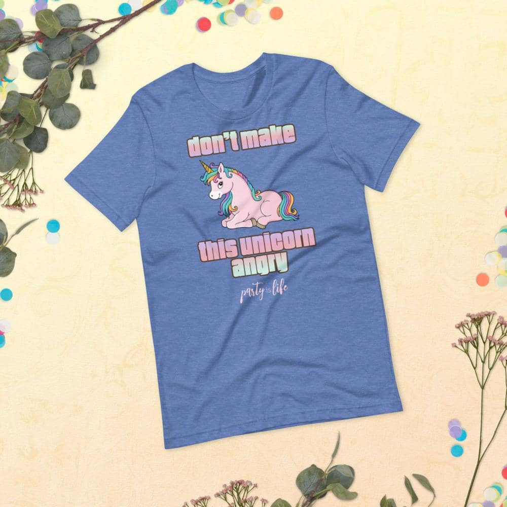 Don't Make This Unicorn Angry Unisex T-Shirt-Shirt