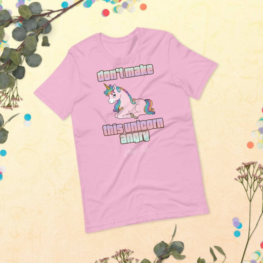 Don't Make This Unicorn Angry Unisex T-Shirt-Shirt