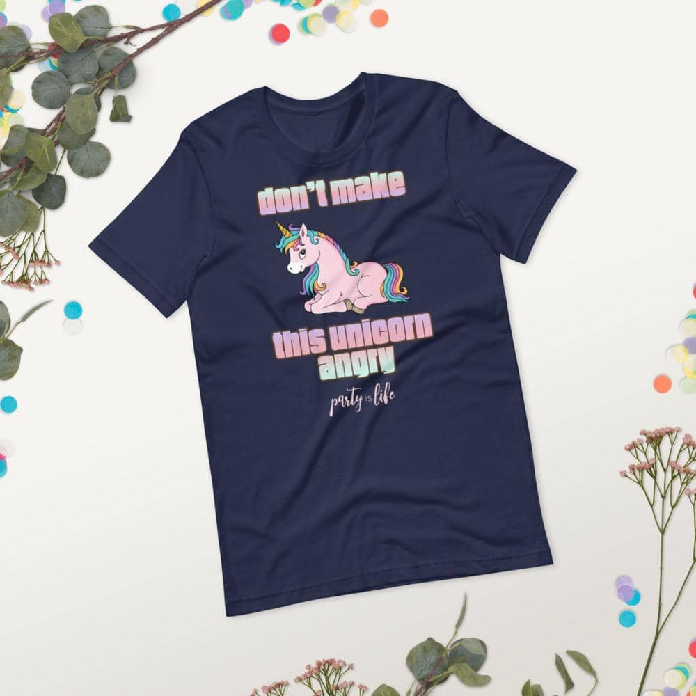 Don't Make This Unicorn Angry Unisex T-Shirt-Shirt