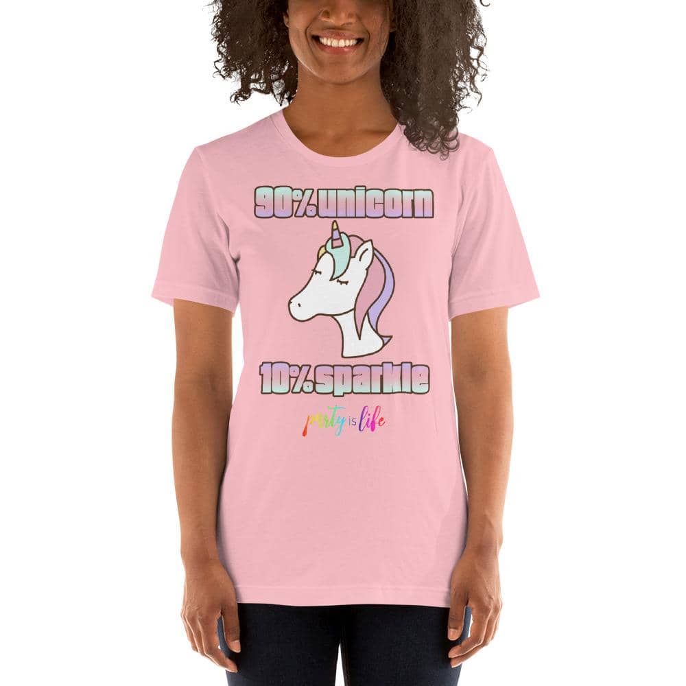 90% Unicorn, 10% Sparkle Unisex T-Shirt-Shirts & Tops
