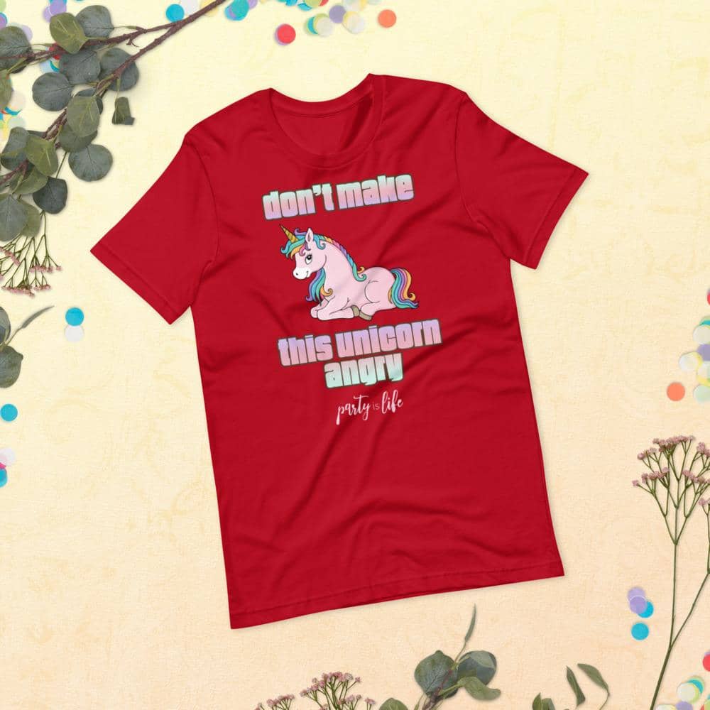 Don't Make This Unicorn Angry Unisex T-Shirt-Shirt