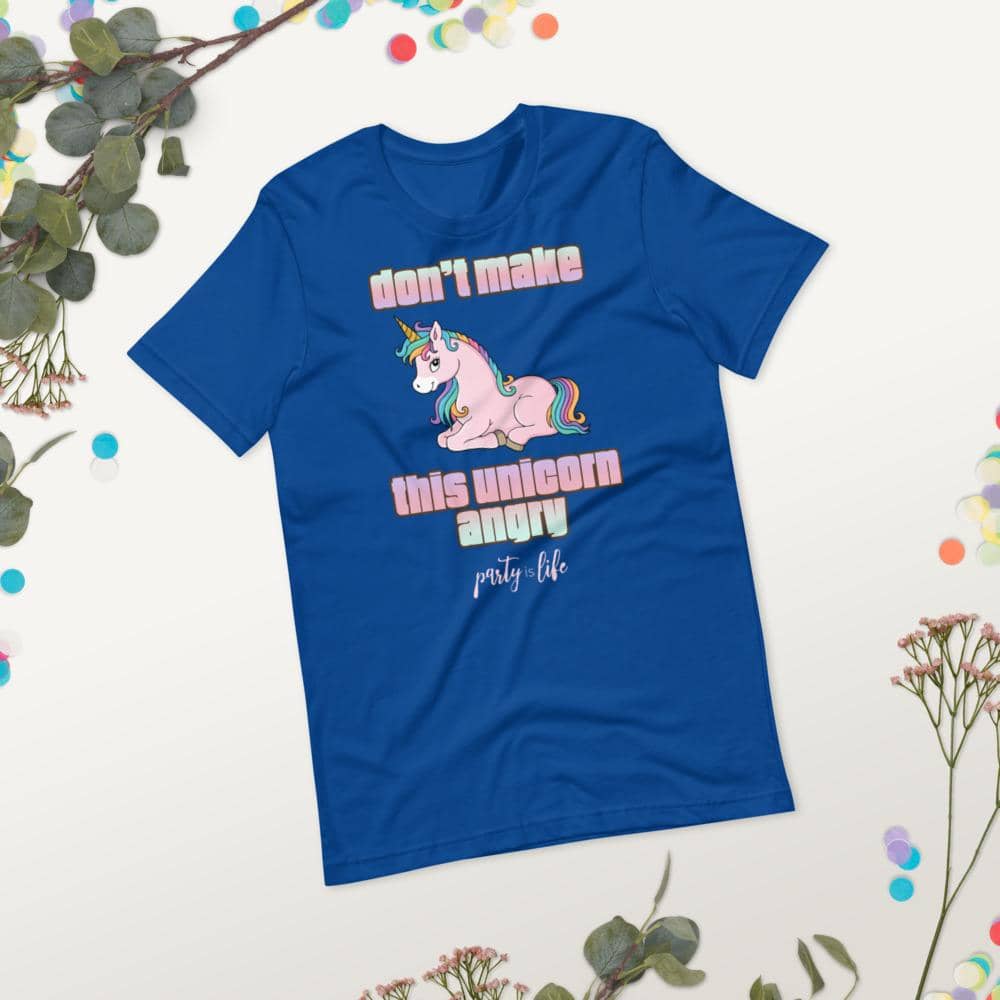 Don't Make This Unicorn Angry Unisex T-Shirt-Shirt