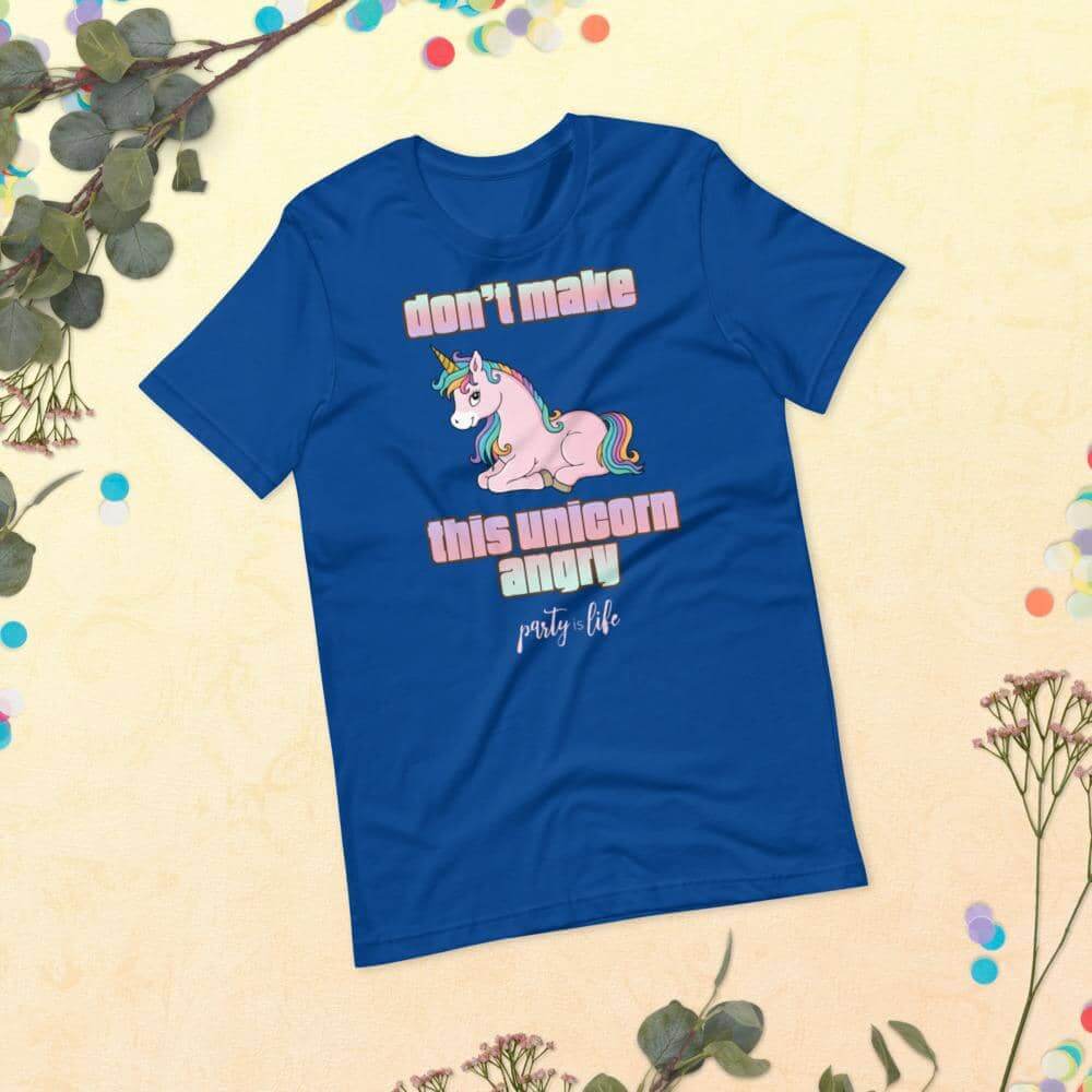 Don't Make This Unicorn Angry Unisex T-Shirt-Shirt